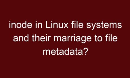 inode in Linux file systems and their marriage to file metadata?