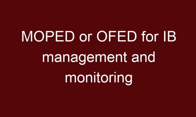 MOPED or OFED for IB management and monitoring