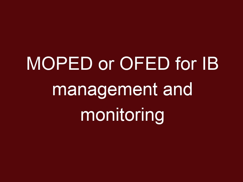 MOPED or OFED for IB management and monitoring